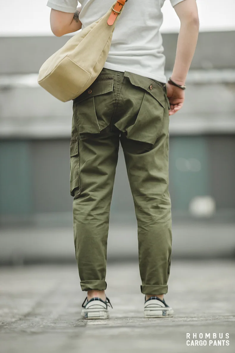 Maden Tactical Cargo Pants Green Multi-pocket Breathable Trousers Consuls Commando Training Trousers Techwear for Men's Pants