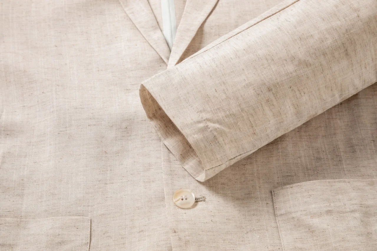 Mens Linen Blazer Unstructured Summer Jacket Quiet Luxury Smart Casual Lightweight Resort Wear Breathable Cooling Lyocell Coat