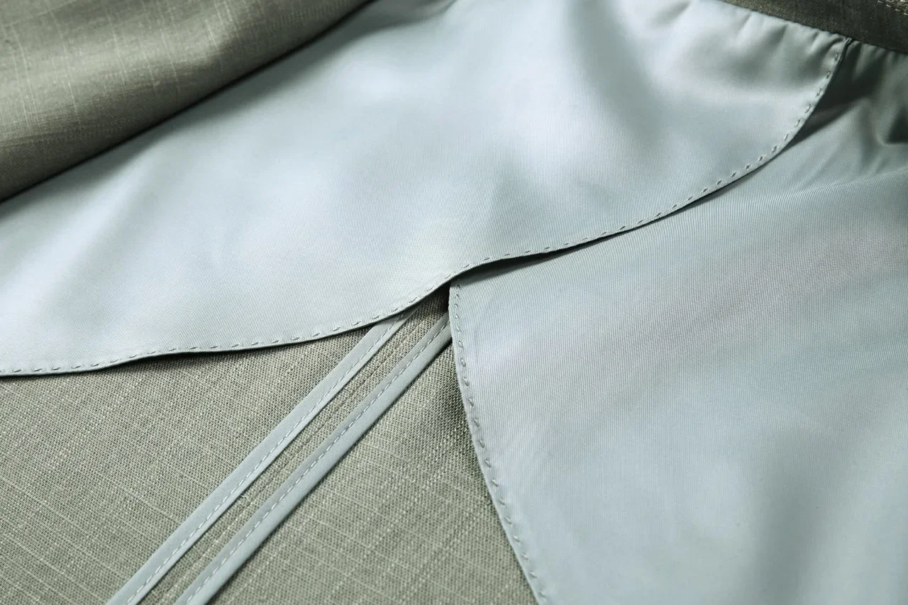 Mens Linen Blazer Unstructured Summer Jacket Quiet Luxury Smart Casual Lightweight Resort Wear Breathable Cooling Lyocell Coat