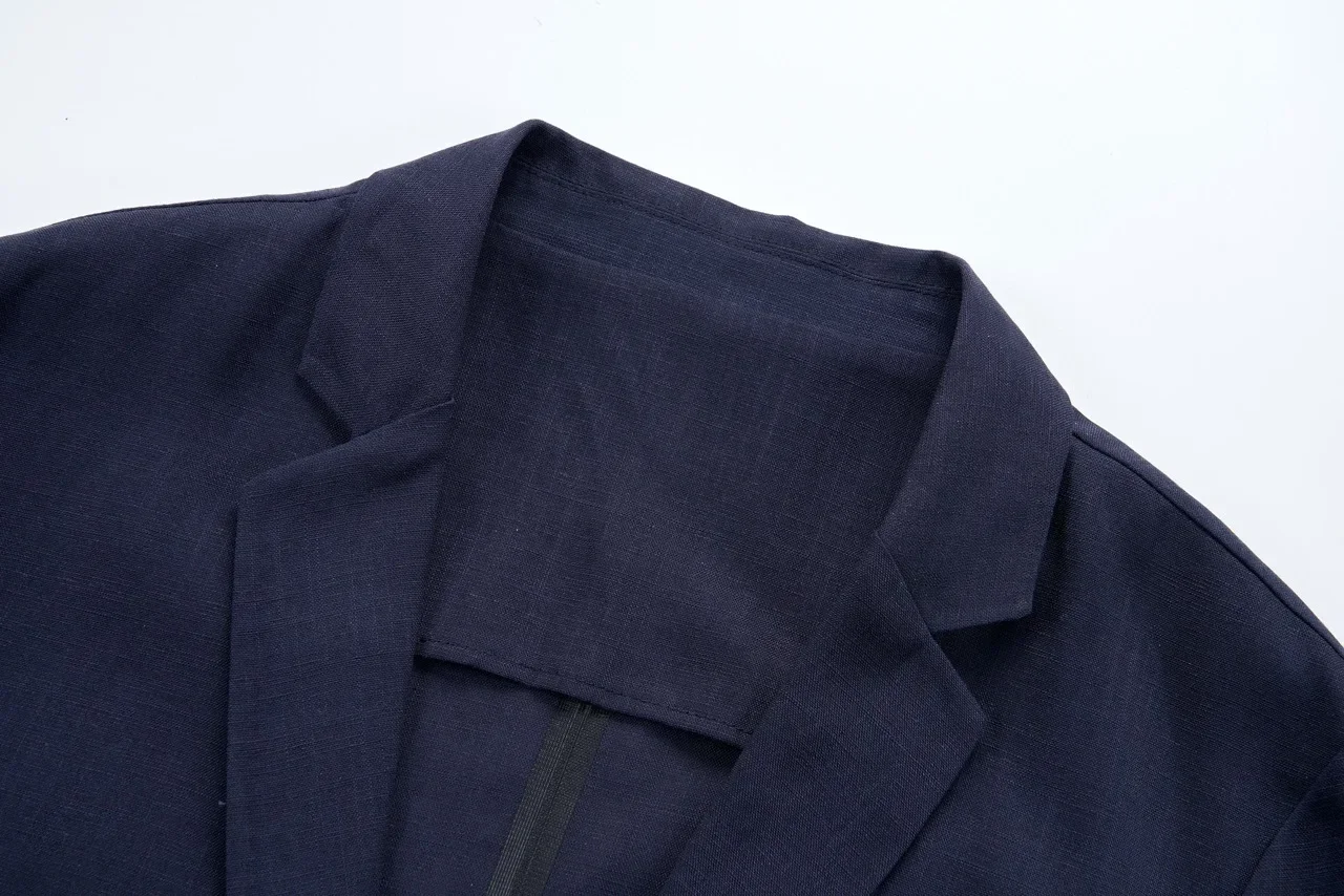Mens Linen Blazer Unstructured Summer Jacket Quiet Luxury Smart Casual Lightweight Resort Wear Breathable Cooling Lyocell Coat