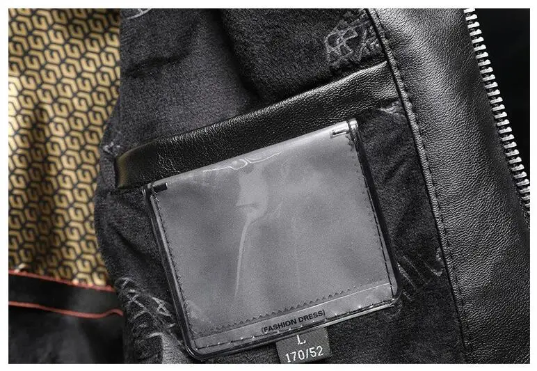 New Winter Men Fur Collar Fluffy Leather Jackets Man Fleece Warm Casual Coats Good Quality Male Slim Fit Winter Jackets Size 5XL