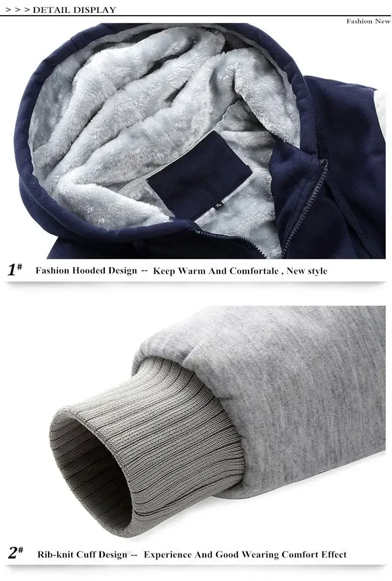 Man Hooded Hoodies Sweatshirts Coat