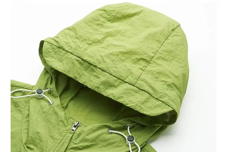 UPF50+ UV Protection Skin Coats Men/Women Unisex Summer Windbreaker Lightweight Windshield UV Hood Jacket Plus Size 5XL 6XL