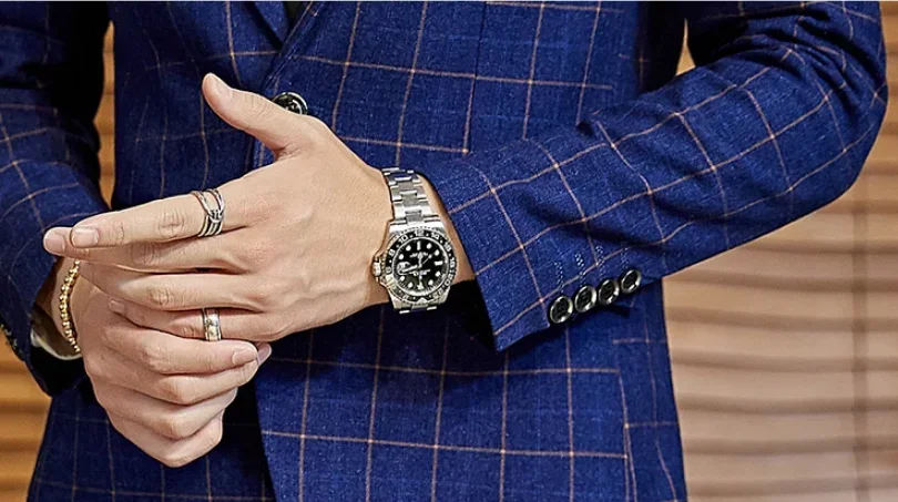 2025 Suit (Blazer+ Pants) Men's Boutique Fashion, Business Gentleman, Slim Fit, Outdoor Wedding, Plaid Trend, Banquet Suit