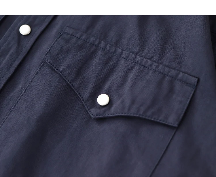 Cargo shirt men long sleeve May Khaki American vintage fit tough guy Spring and autumn with a casual shirt jacket