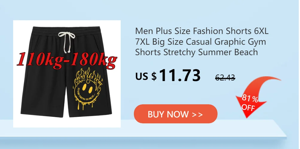 M-8XL Summer Shorts for Man Plus Size 40kg-140kg Fashion Casual Short Pants Big Size Mens Boys Swimming Fitness Sports Trousers