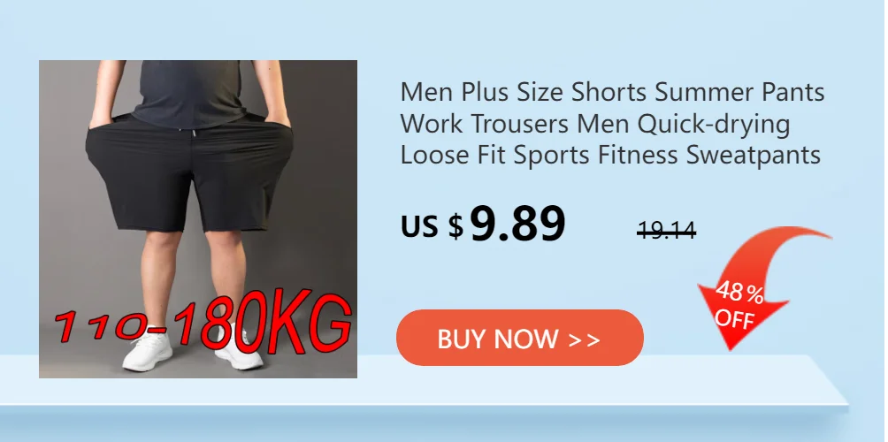M-8XL Summer Shorts for Man Plus Size 40kg-140kg Fashion Casual Short Pants Big Size Mens Boys Swimming Fitness Sports Trousers