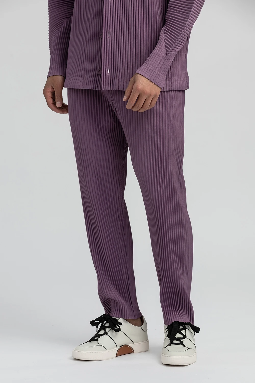 Miyake Pleated Pants For Men Casual Pants Men Japanese Streetwear Men Fashion Japanese Style Trousers Baggy Pants Wild Trousers