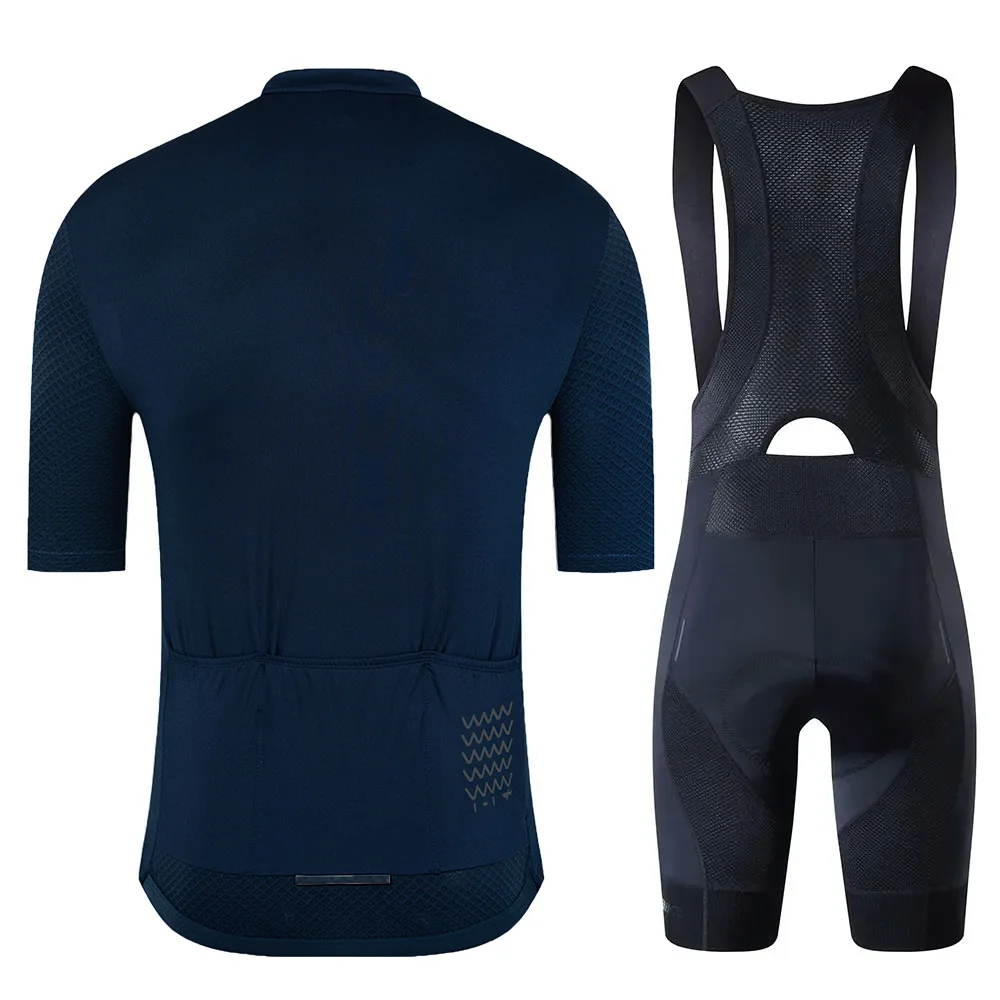 YKYWBIKE Men's Cycling Jersey Set Cycling Bib Shorts Classic MTB Kit Breathable Bike Clothes Bicycle Maillot Cycling Clothing
