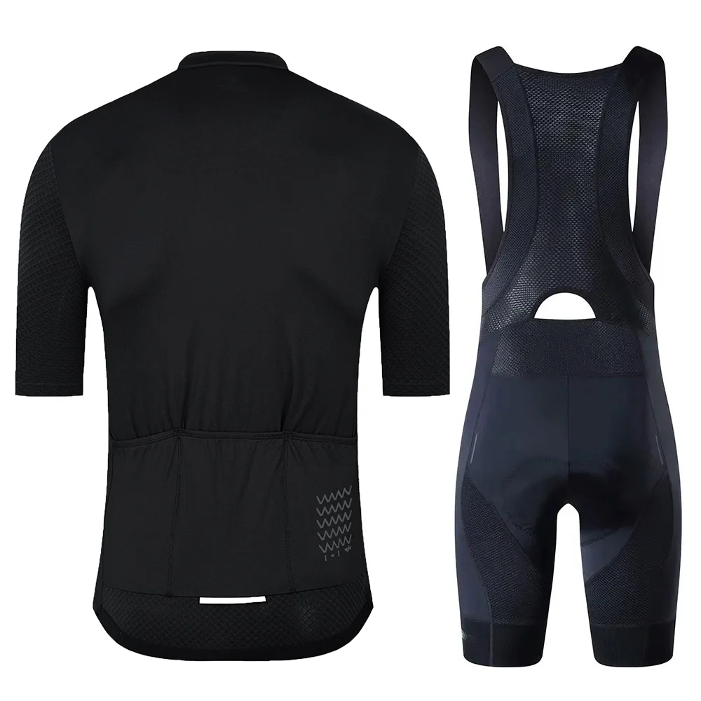 YKYWBIKE Men's Cycling Jersey Set Cycling Bib Shorts Classic MTB Kit Breathable Bike Clothes Bicycle Maillot Cycling Clothing