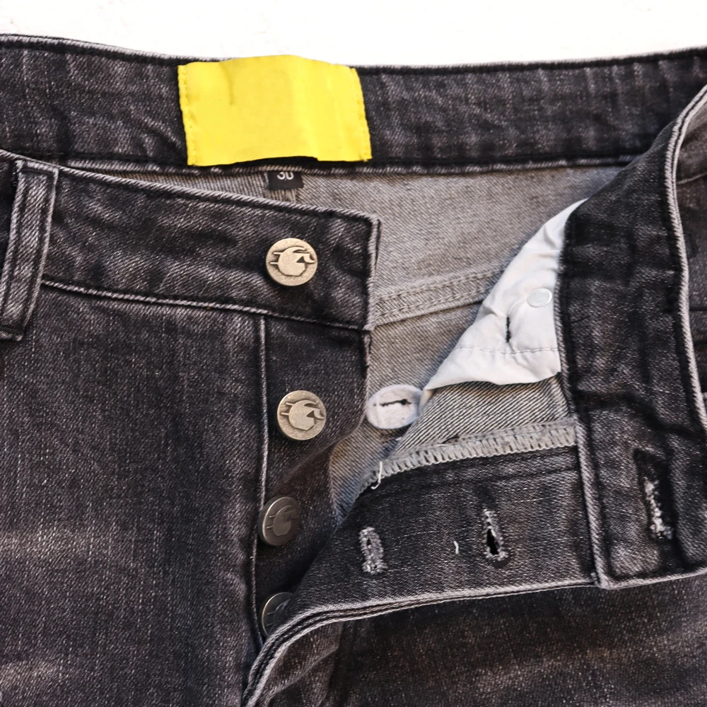 Y2k Baggy Denim Embroidery Hiphop Rock Revivals Jeans Street Style Retro Distressed Streetwear Clothing Men’s Zipper Cuffs Jeans