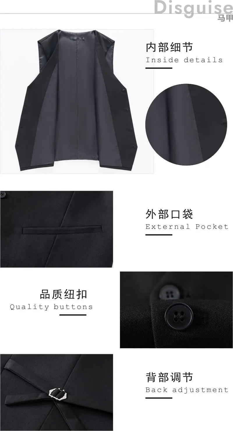 Double-Breasted Three-Piece Casual Suit for Men for Parties and Weddings, Light and Mature Solid-Colored Korean-Style Outfit