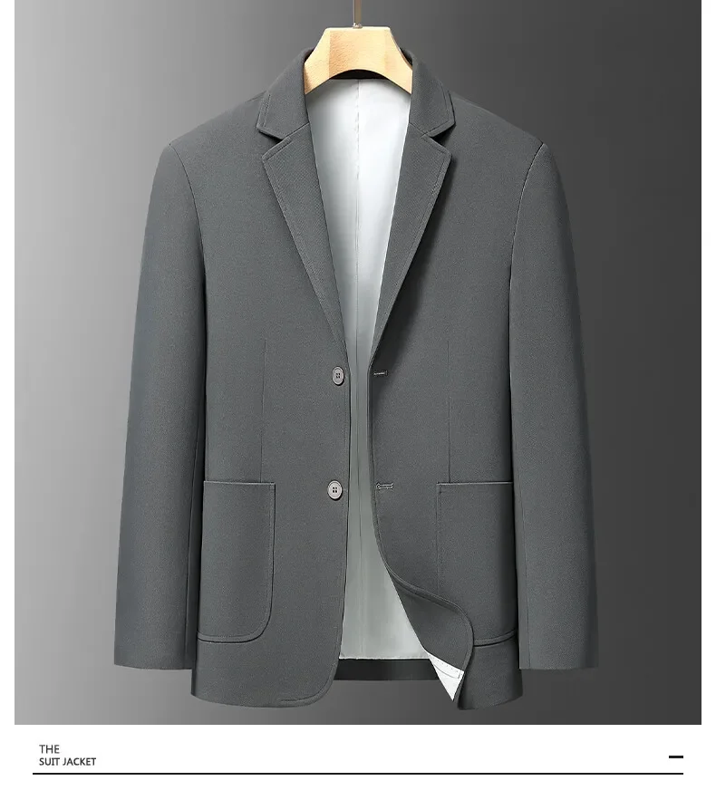 Blazer Outdoor Men's Casual, Fashionable, Sporty, Slimming, Trendy British Style, Versatile Business Gentleman Wedding Blazer