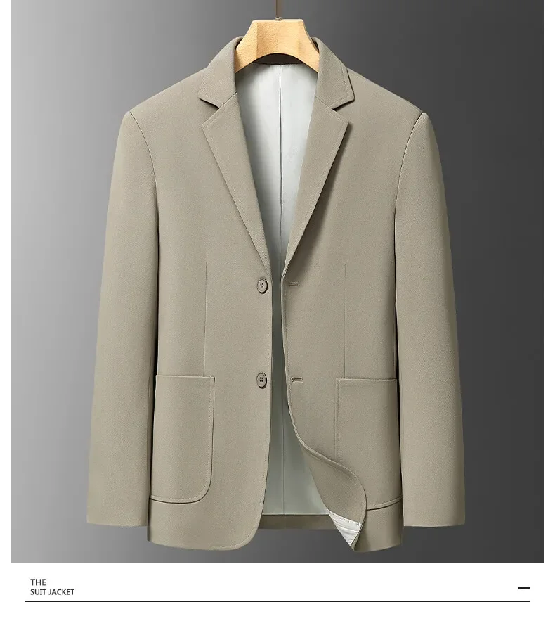 Blazer Outdoor Men's Casual, Fashionable, Sporty, Slimming, Trendy British Style, Versatile Business Gentleman Wedding Blazer