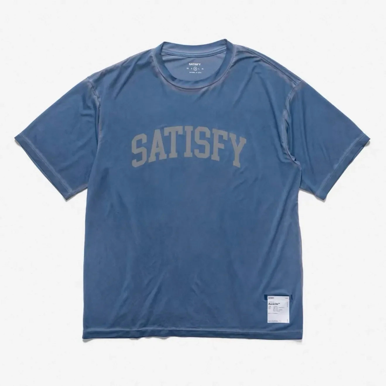 Satisfy Running AuraLite South French Washed Batik Jogging Cross Country Alphabet T-Shirt