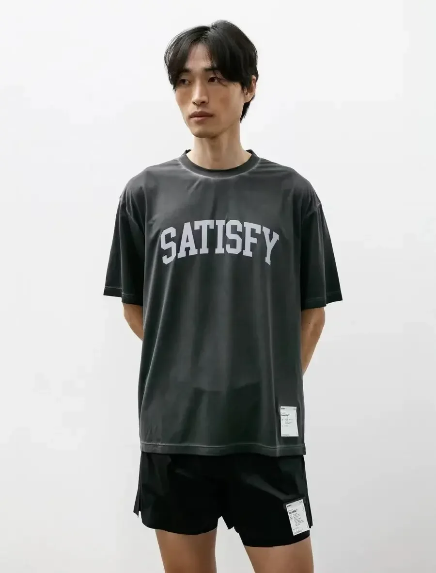 Satisfy Running AuraLite South French Washed Batik Jogging Cross Country Alphabet T-Shirt