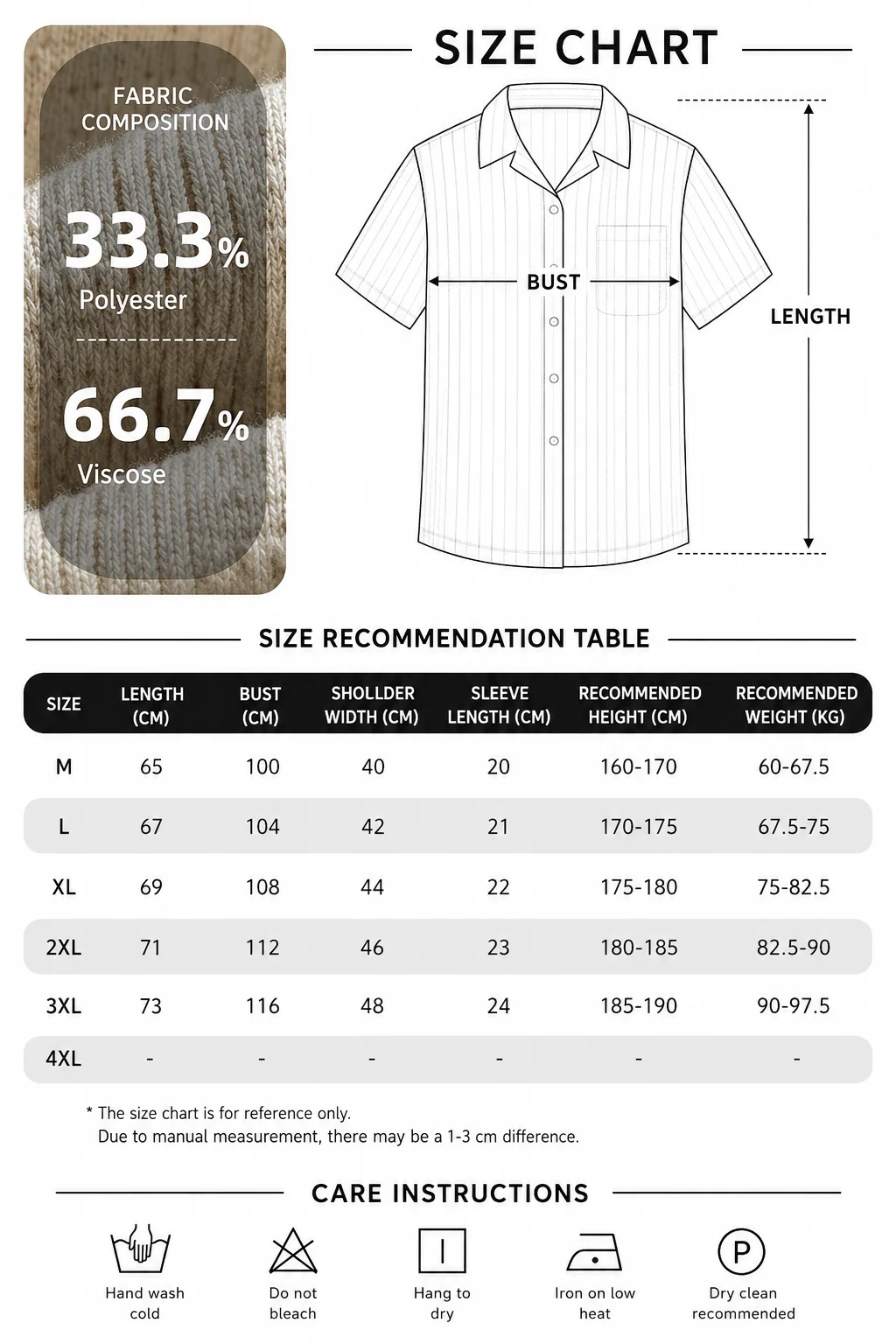 PG Men's Vertical Stripes Knit T-Shirt - Summer Round Neck Short Sleeve Shirt - Casual Fit Knit Pullover Shirt