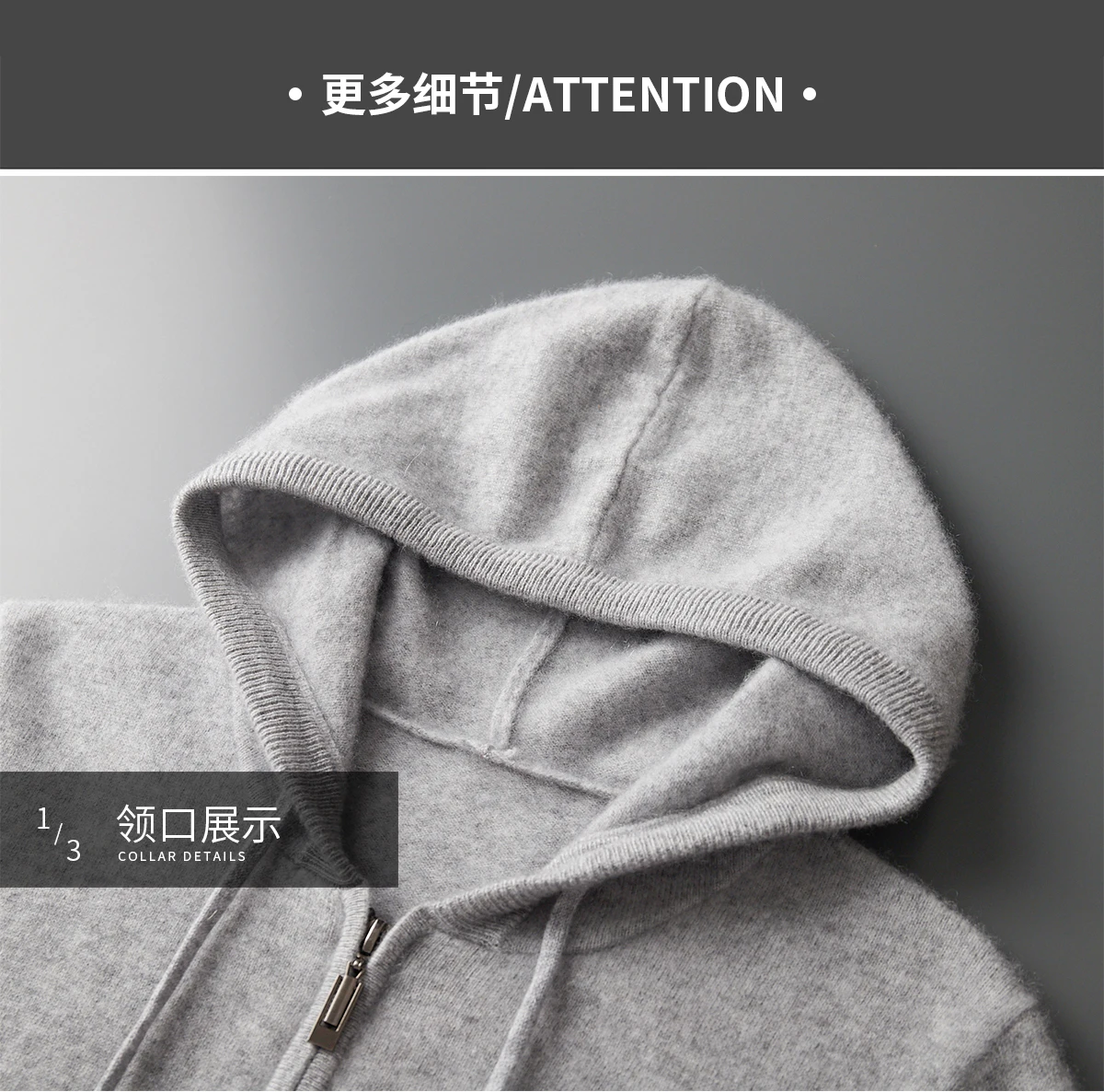 Men's Two-piece Sets 100% Merino Wool Knitting Hooded Collar Cardigan and Wide-leg Pant Autumn Winter Thickened Warm Clothing