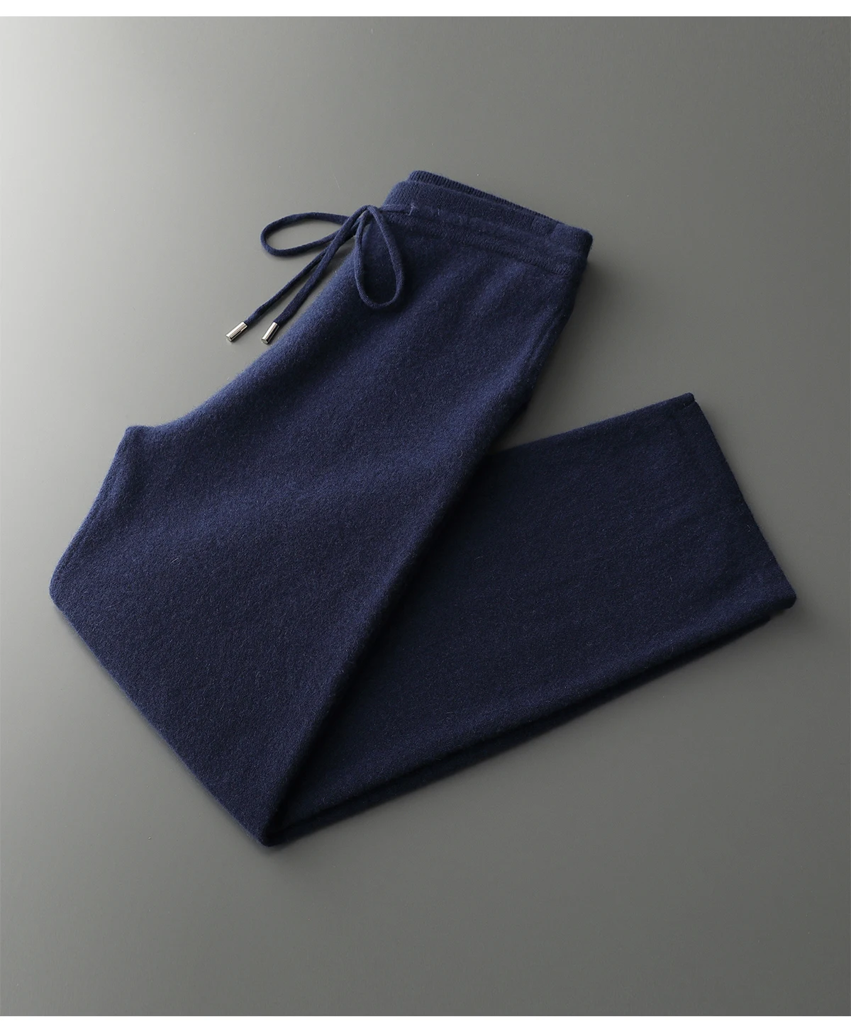 Men's Two-piece Sets 100% Merino Wool Knitting Hooded Collar Cardigan and Wide-leg Pant Autumn Winter Thickened Warm Clothing