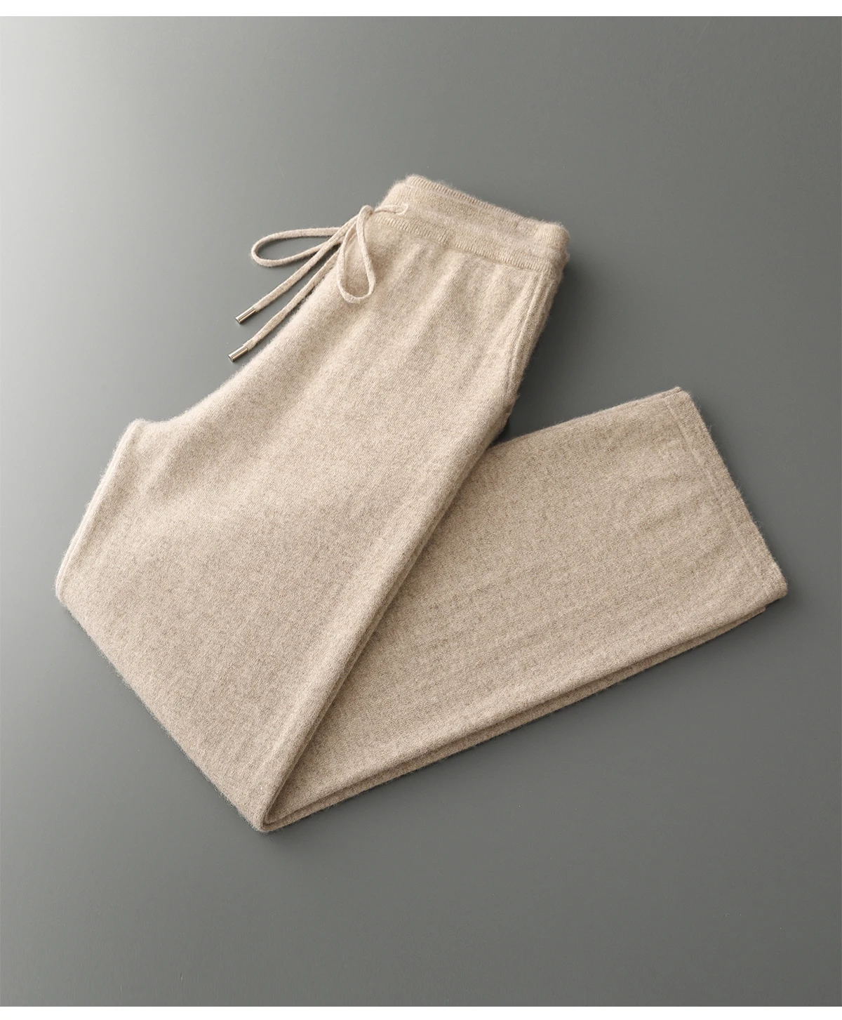 Men's Two-piece Sets 100% Merino Wool Knitting Hooded Collar Cardigan and Wide-leg Pant Autumn Winter Thickened Warm Clothing