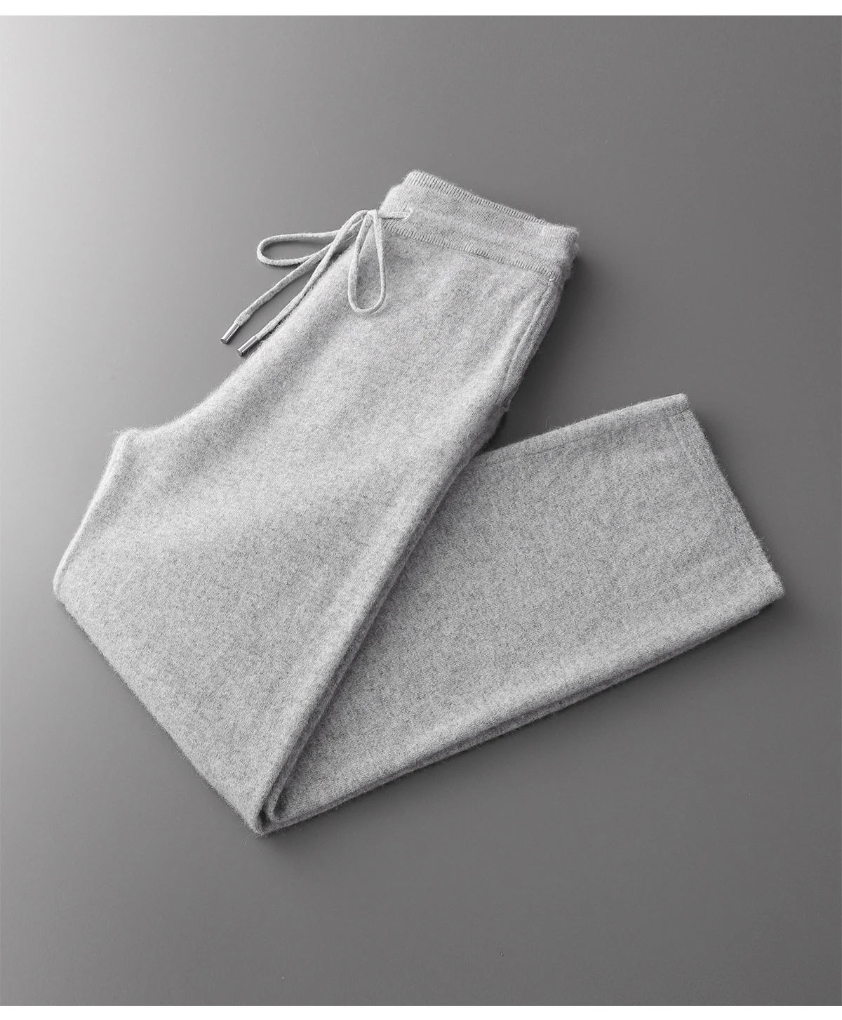 Men's Two-piece Sets 100% Merino Wool Knitting Hooded Collar Cardigan and Wide-leg Pant Autumn Winter Thickened Warm Clothing