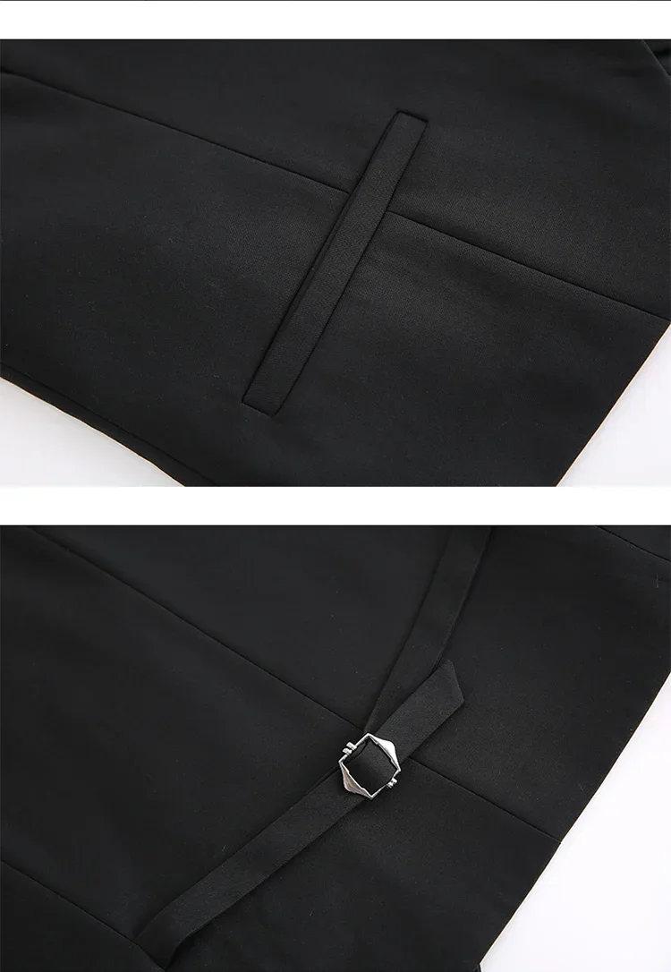 Suit Outdoors Korean Fashion Version of Slim-fit Work Clothes Fashion Business Men Casual Wedding Gentleman (Blazer+Vest+Pants)