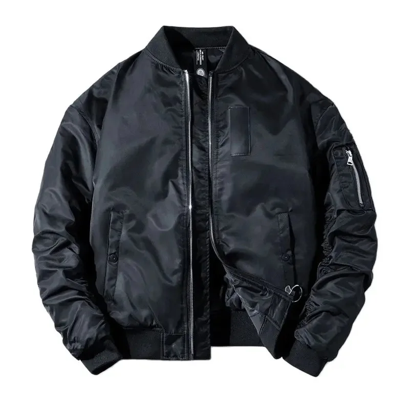 Spring MA1 Bomber Jacket Men Military Oversize Windbreak Flight Pilot Coat Male Streetwear Varsity Clothes Outerwears WinterA1