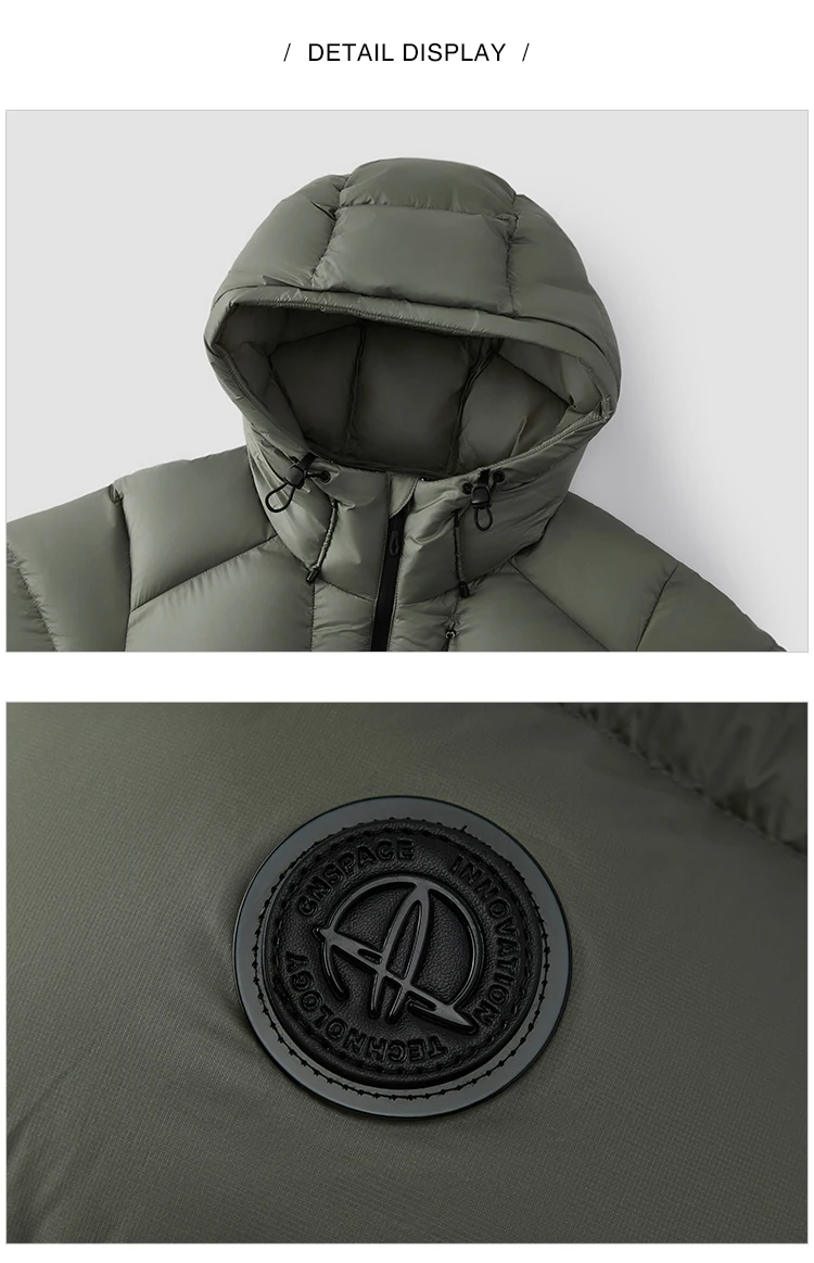Semir Men Down Jacket Thermal Warmth 2026 Winter Everyday Style Outdoor Layer Cold Weather Clean Silhouette Cold Weather Wear
