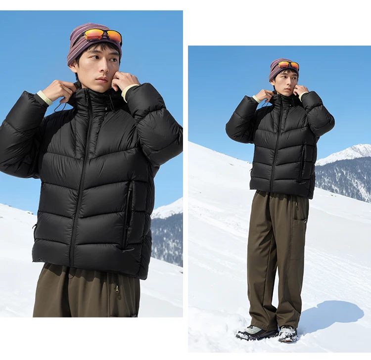 Semir Men Down Jacket Thermal Warmth 2026 Winter Everyday Style Outdoor Layer Cold Weather Clean Silhouette Cold Weather Wear