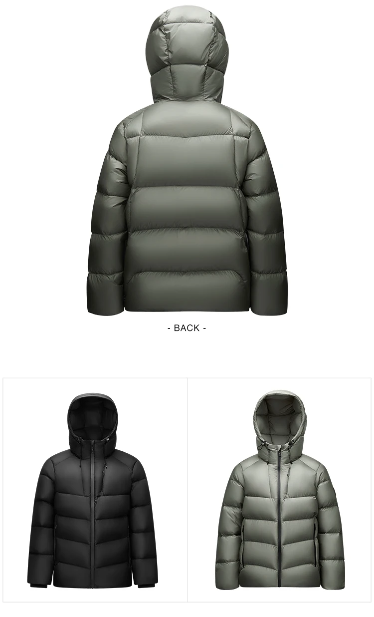 Semir Men Down Jacket Thermal Warmth 2026 Winter Everyday Style Outdoor Layer Cold Weather Clean Silhouette Cold Weather Wear