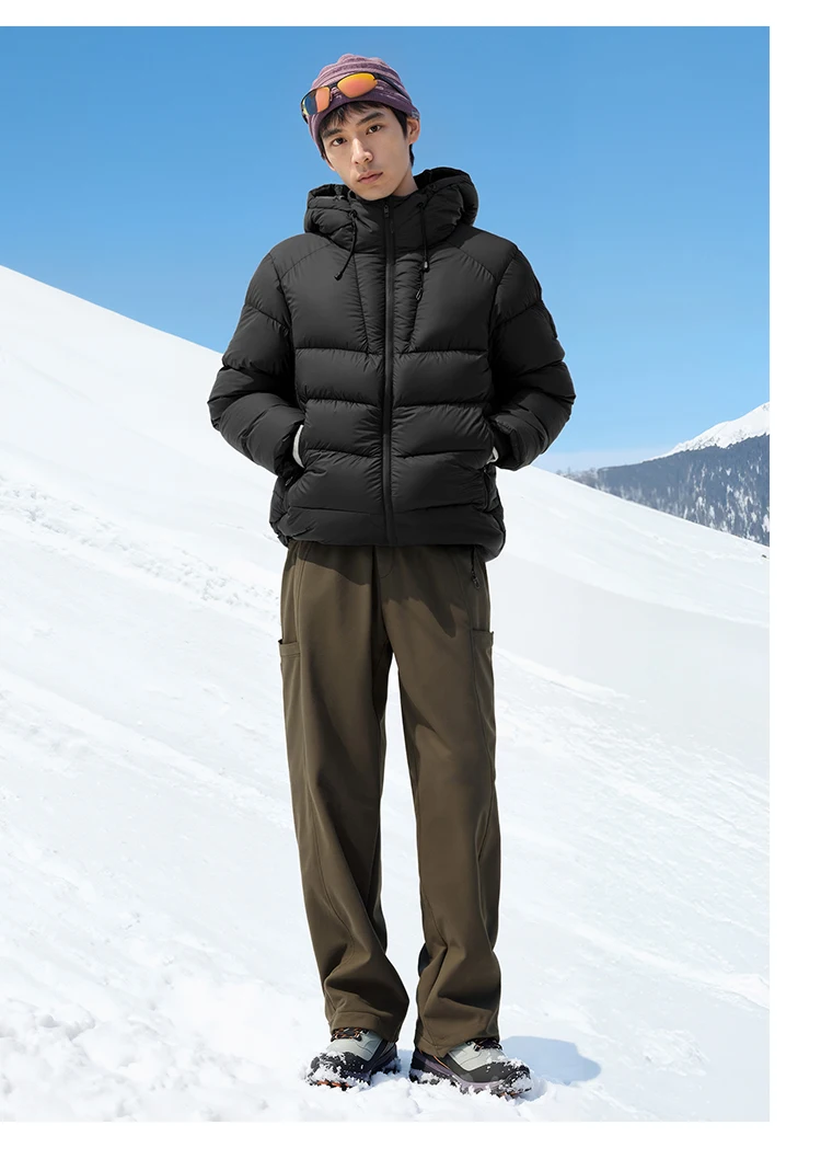 Semir Men Down Jacket Thermal Warmth 2026 Winter Everyday Style Outdoor Layer Cold Weather Clean Silhouette Cold Weather Wear