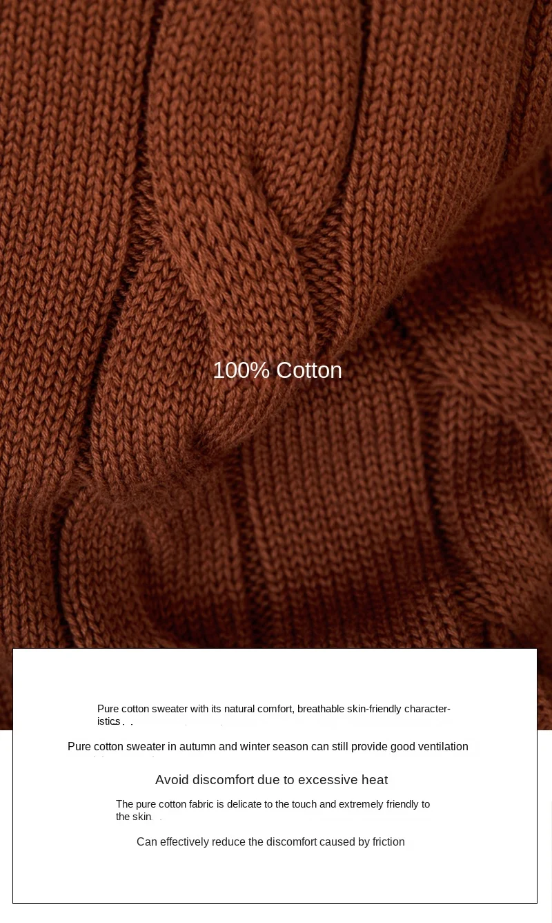 Pure Cotton Knitted British Thickened High Weight Twist Double Zipper Cardigan with Vertical Collar Sweater Jacket