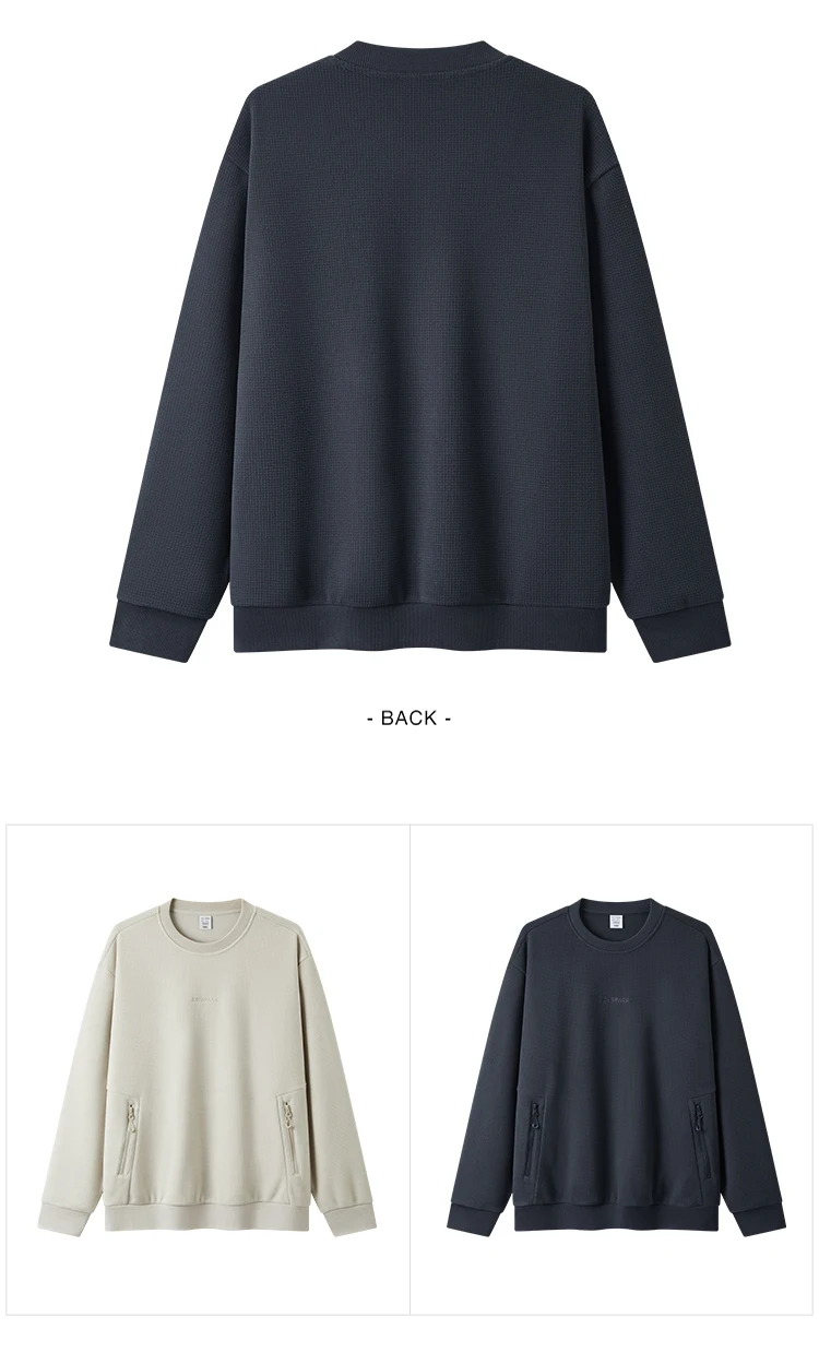 Semir Men Sweatshirt Warm Insulation 2026 Winter Everyday Wear Soft Comfort Casual Style Clean Silhouette Daily Wardrobe