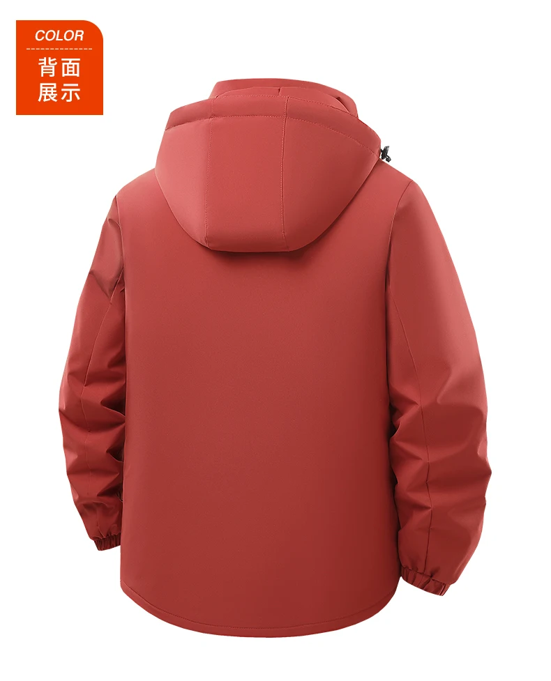 Jacket Men's Spring Autumn New Men Jacket Solid Color Hooded Jackets Casual Coat Men's Business Coats Size M-5XL 6XL Hat Detacha