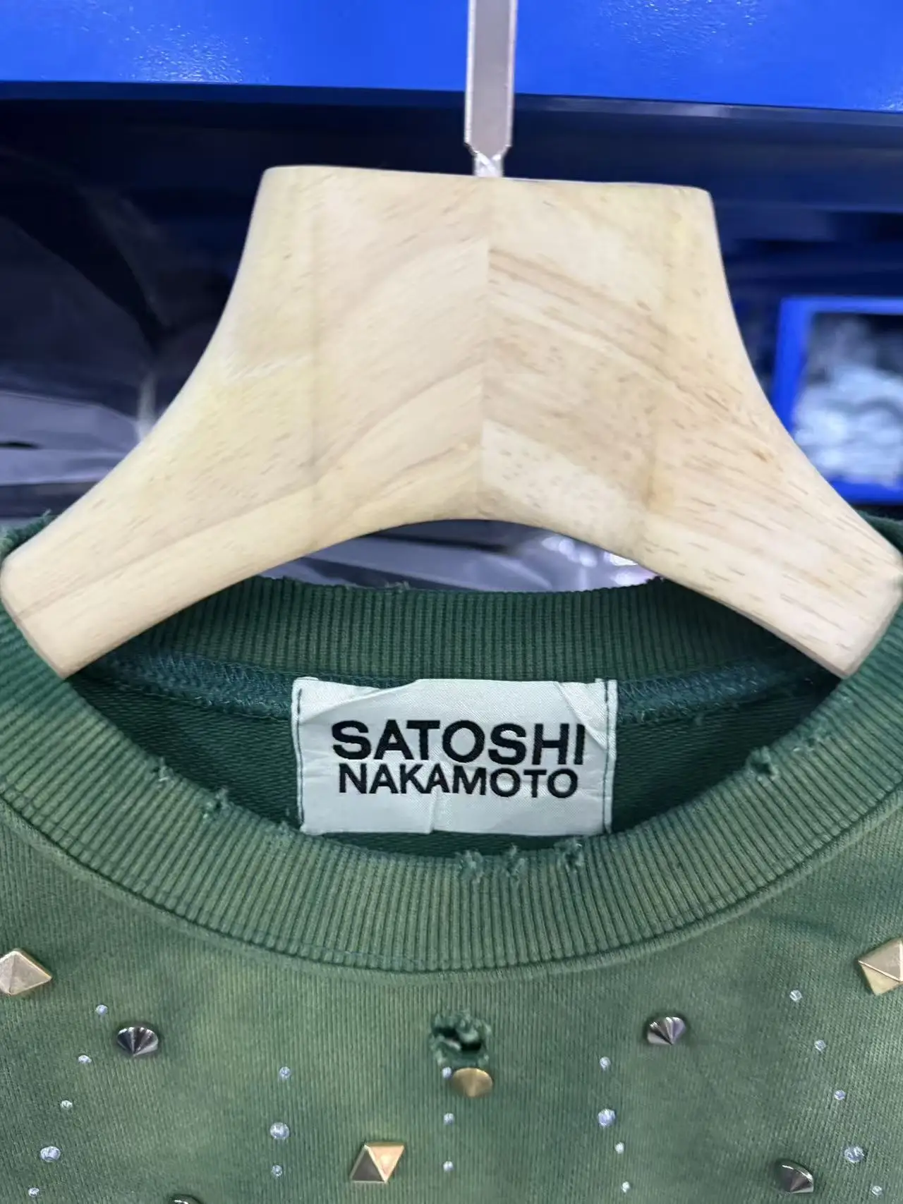 SATOSHI NAKAMOTO 26SS CRYSTAL CASTLE CREWNECK Sweatshirts Men Women High Quality Hooded