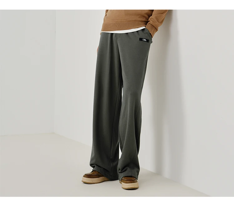 Semir Casual Trousers Men 2025 New Spring Straight Tube Trousers Unisex Couple's Outfits Versatile Fashionable Long Trousers