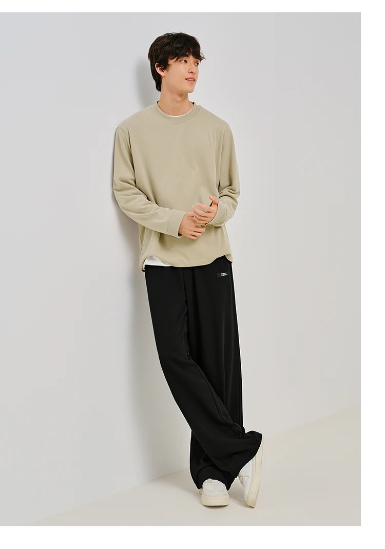Semir Casual Trousers Men 2025 New Spring Straight Tube Trousers Unisex Couple's Outfits Versatile Fashionable Long Trousers