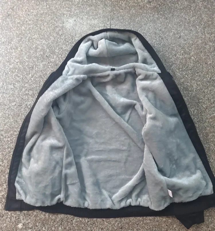 2025 MEW Cfmoto Hoodies Winter Thick Warm Fleece Zipper Men Coat Sportwear Cfmoto Sweatshirt Streetwear