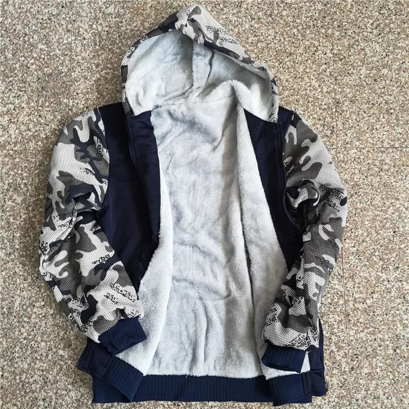 2025 MEW Cfmoto Hoodies Winter Thick Warm Fleece Zipper Men Coat Sportwear Cfmoto Sweatshirt Streetwear