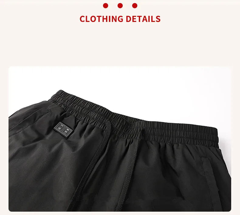 New USB 15 Zone Intelligent Heating Pants Winter Outdoor Cold Resistance Warmth Retention Thickened Cycling (No Power Bank)