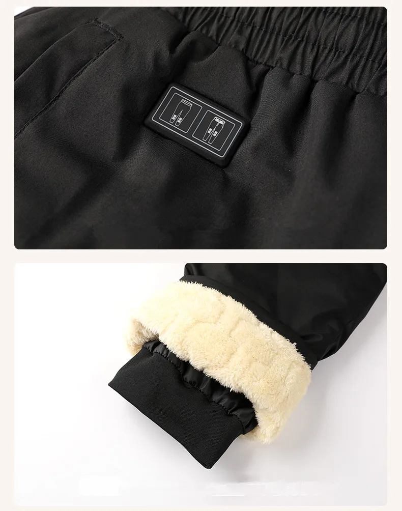 New USB 15 Zone Intelligent Heating Pants Winter Outdoor Cold Resistance Warmth Retention Thickened Cycling (No Power Bank)