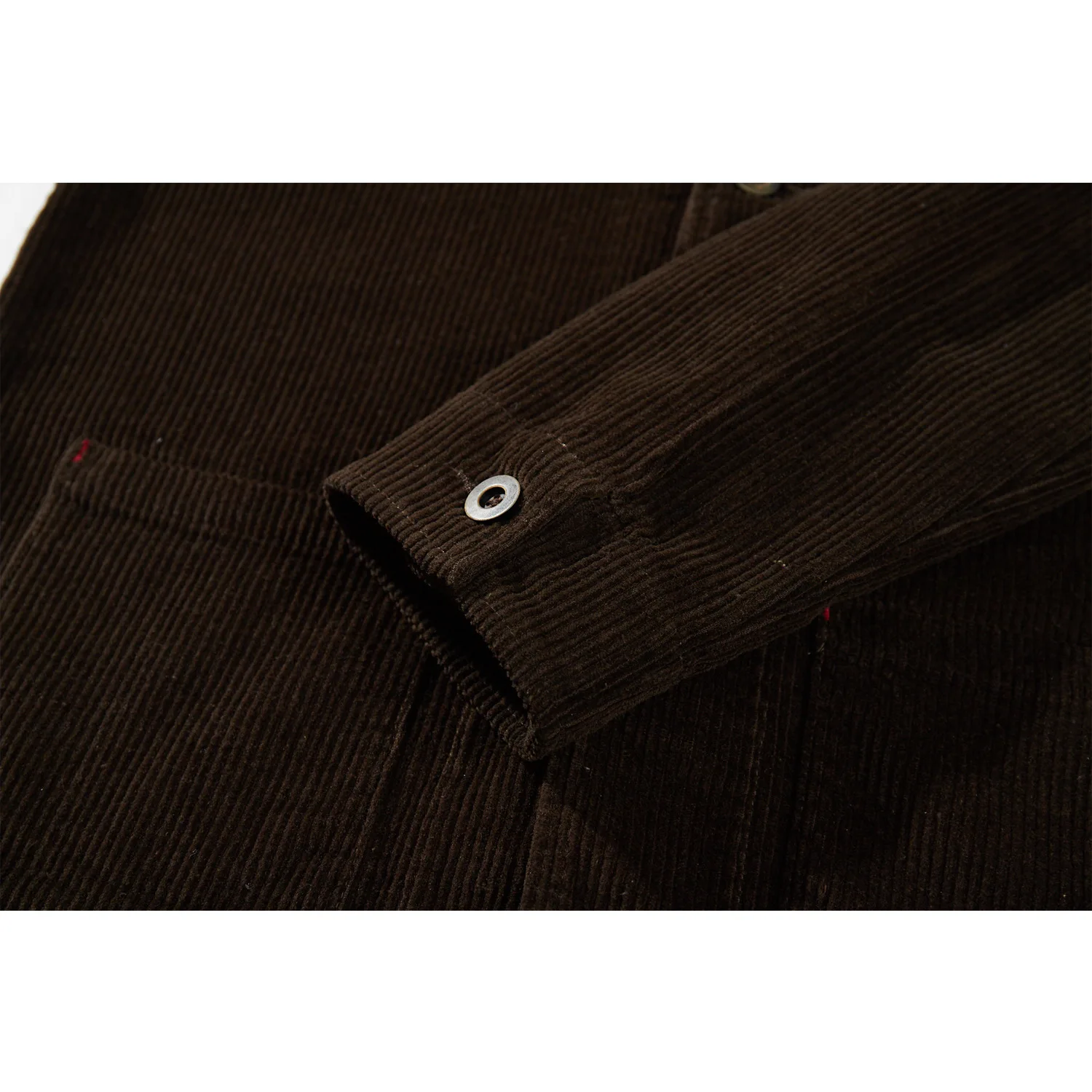 Vintage French Workwear Jacket - Heavyweight 300gsm 100% Cotton Corduroy Utility Coat with Multi-Pockets (Men's Retro Style)