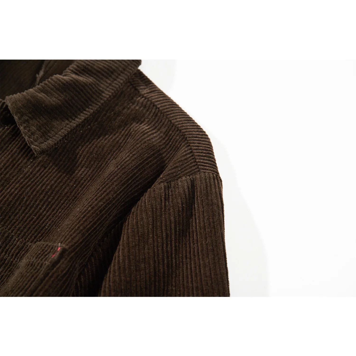 Vintage French Workwear Jacket - Heavyweight 300gsm 100% Cotton Corduroy Utility Coat with Multi-Pockets (Men's Retro Style)