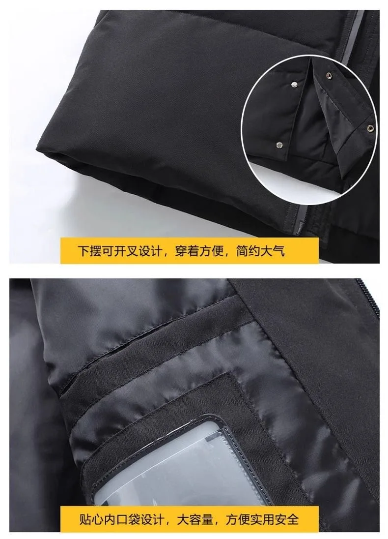 New Winter Men Hooded Long Puffer Jackets Couple Duck Down Coats Quality Male Over The Knee Winter Jackets Thicker Warm Coats