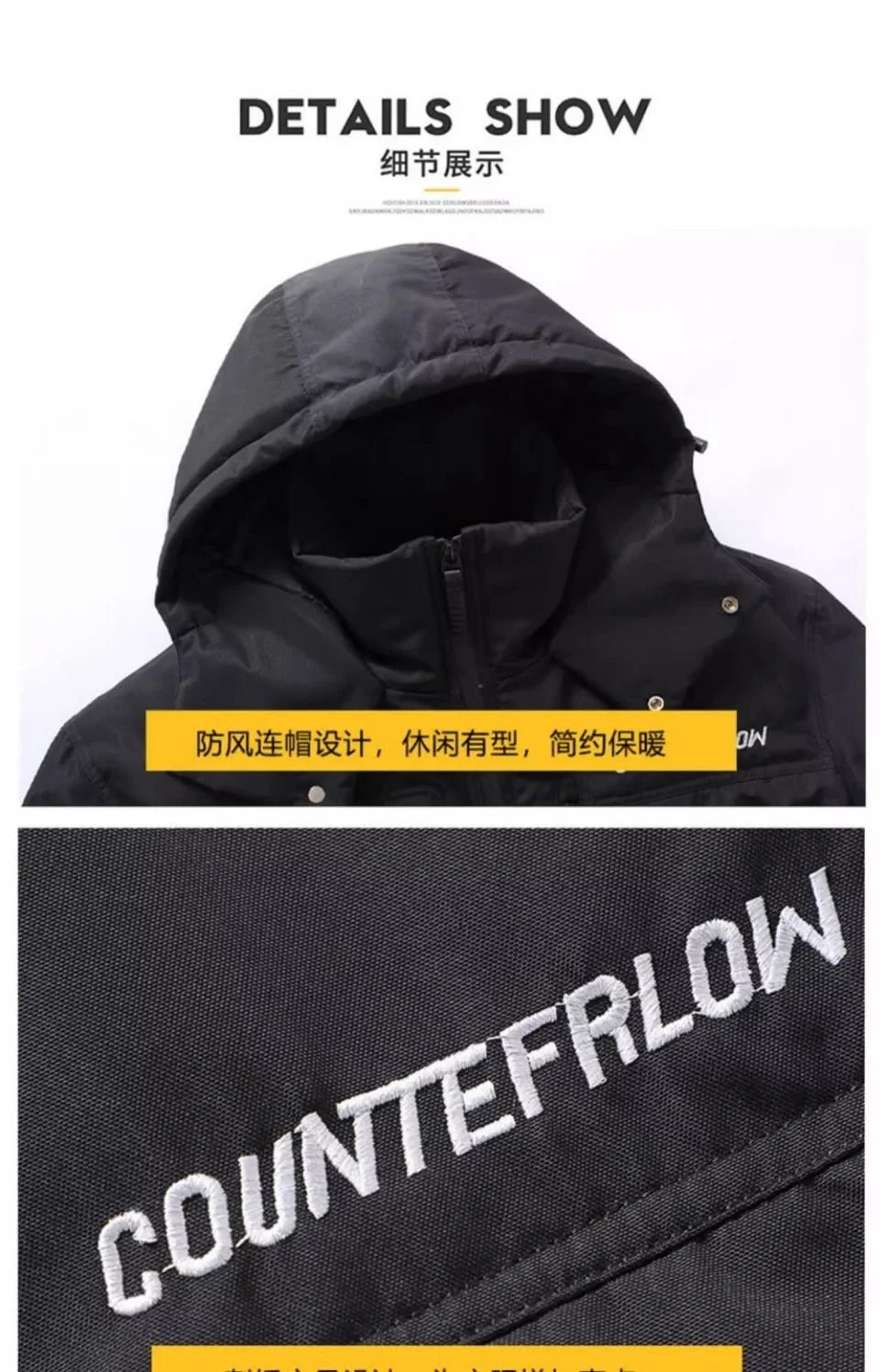 New Winter Men Hooded Long Puffer Jackets Couple Duck Down Coats Quality Male Over The Knee Winter Jackets Thicker Warm Coats