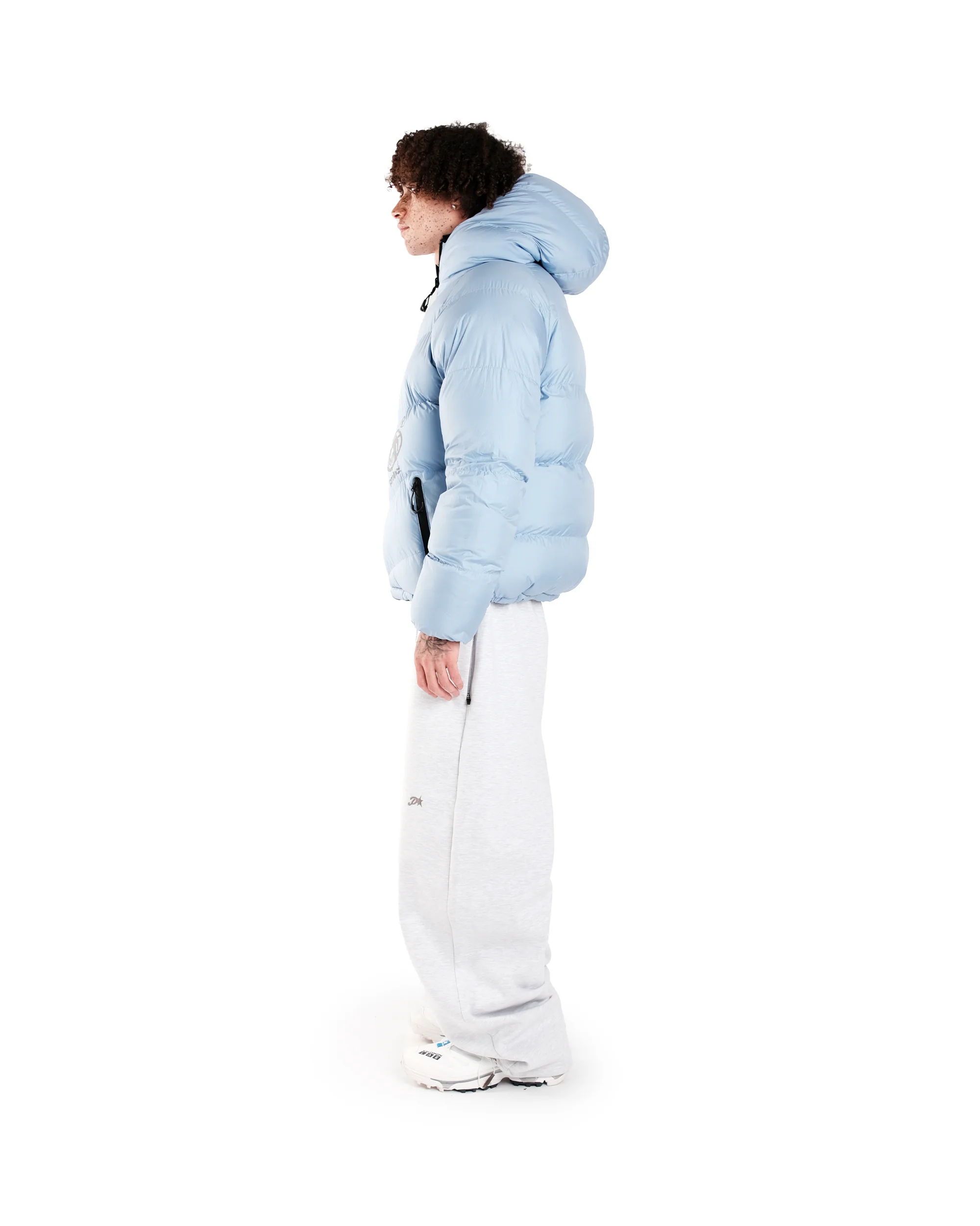 Y2K Protect Down Jacket Retro Reversible Hooded Couples Coat American High Street Hip Hop Streetwear Unisex Casual Puffer Jacket