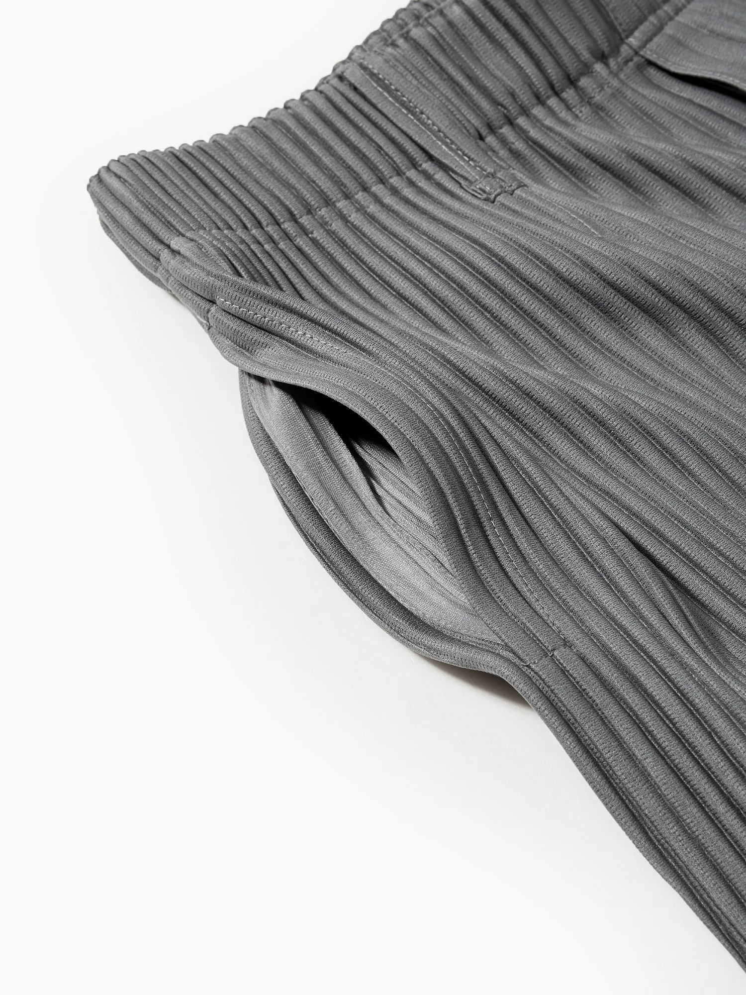 Miyake Pleated Men Pants Casual Loose Wide Leg Draped Trousers Business Casual Daily Wear