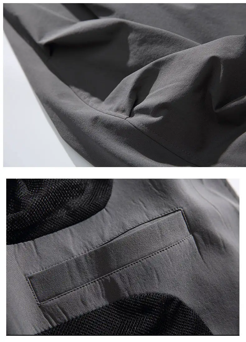 Men's Streetwear Outdoor Fashion Loose Casual Oversize Suit Blazer Cargo Jacket Cityboy Spring Autumn Coat Blazer for Men