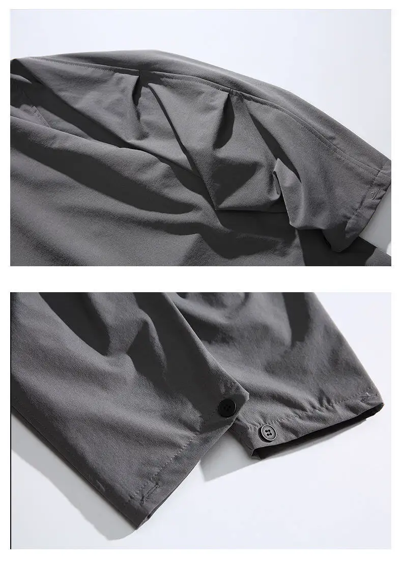 Men's Streetwear Outdoor Fashion Loose Casual Oversize Suit Blazer Cargo Jacket Cityboy Spring Autumn Coat Blazer for Men