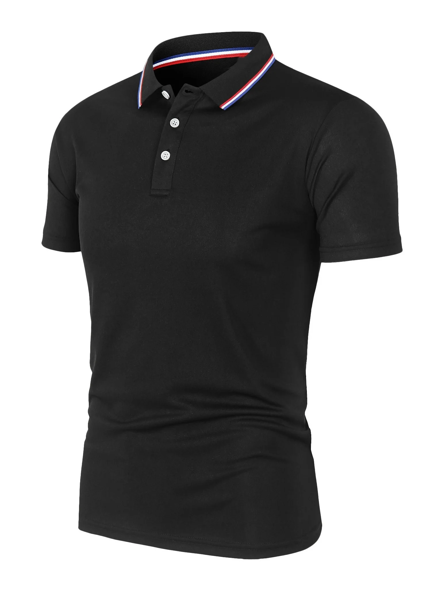 2025 Summer Hot: Men's Silk-like Lapel Polo Shirts 9-Piece Set - Breathable, Comfortable & Versatile